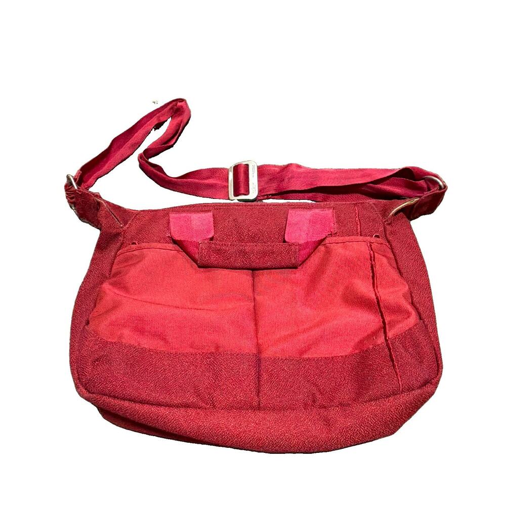 Haiku Red Messenger Computer Bag 16x11 Zipper Shoulder Bag Laptop Shoulder Strap